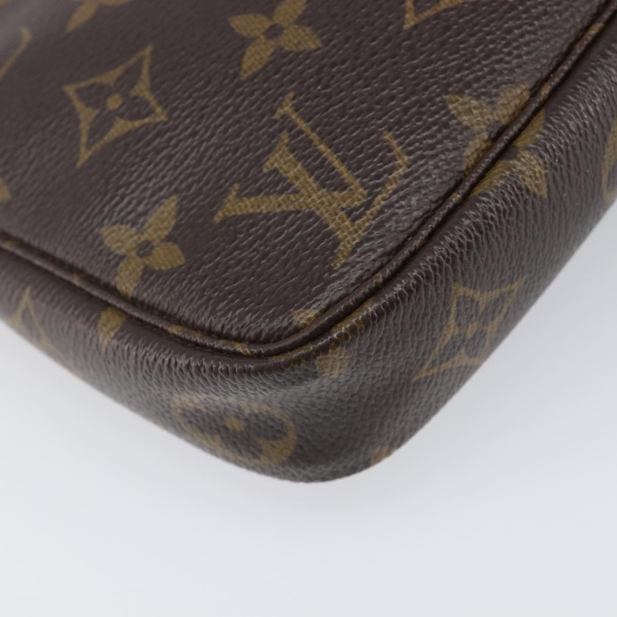 LOUIS VUITTON Monogram Pochette Accessoires Pouch M51980 LV Auth 204168