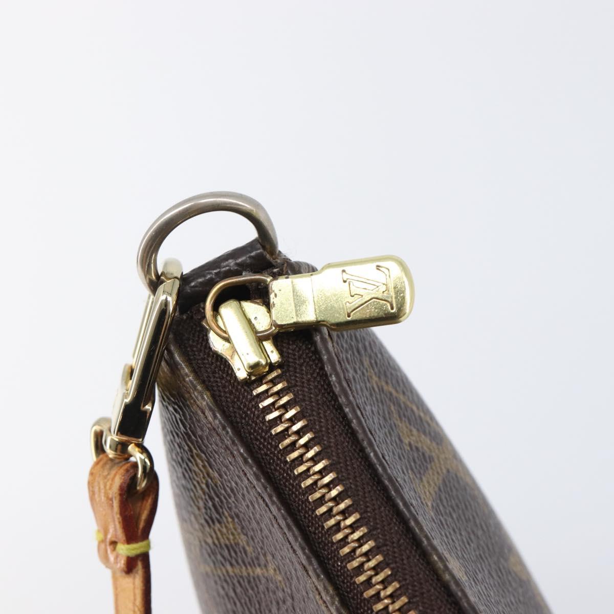 LOUIS VUITTON Monogram Pochette Accessoires Pouch M51980 LV Auth 204168