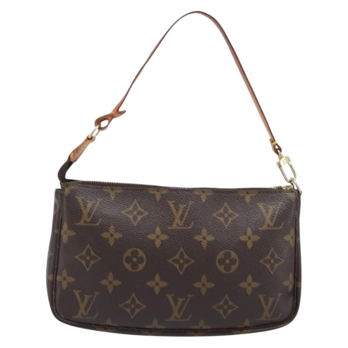 LOUIS VUITTON Monogram Pochette Accessoires Pouch M51980 LV Auth 204168