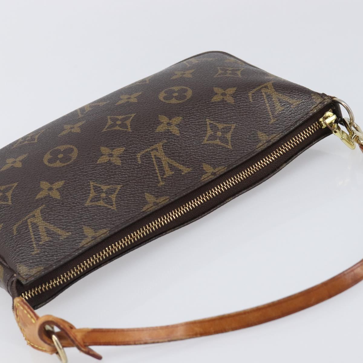LOUIS VUITTON Monogram Pochette Accessoires Pouch M51980 LV Auth 204168