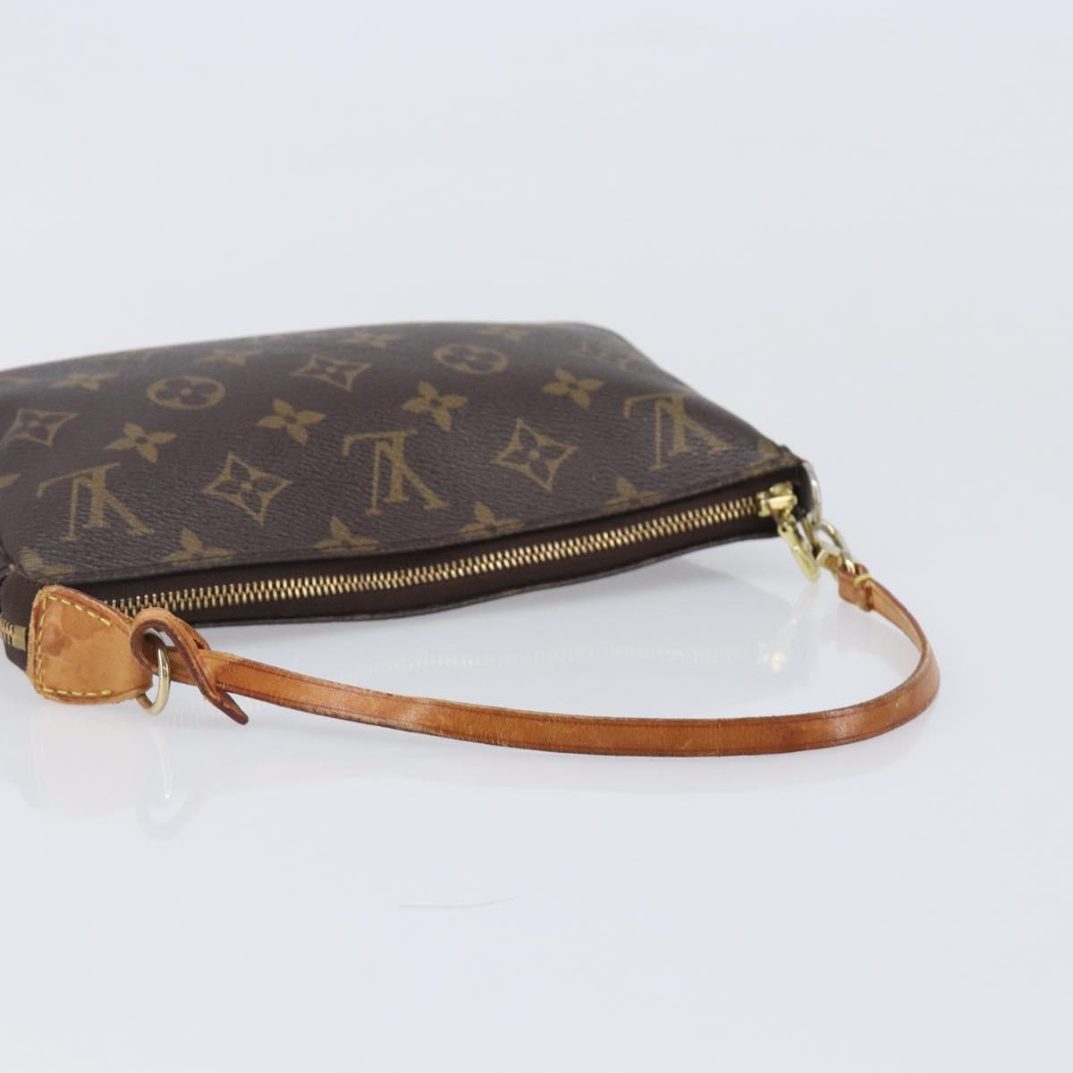 LOUIS VUITTON Monogram Pochette Accessoires Pouch M51980 LV Auth 204168