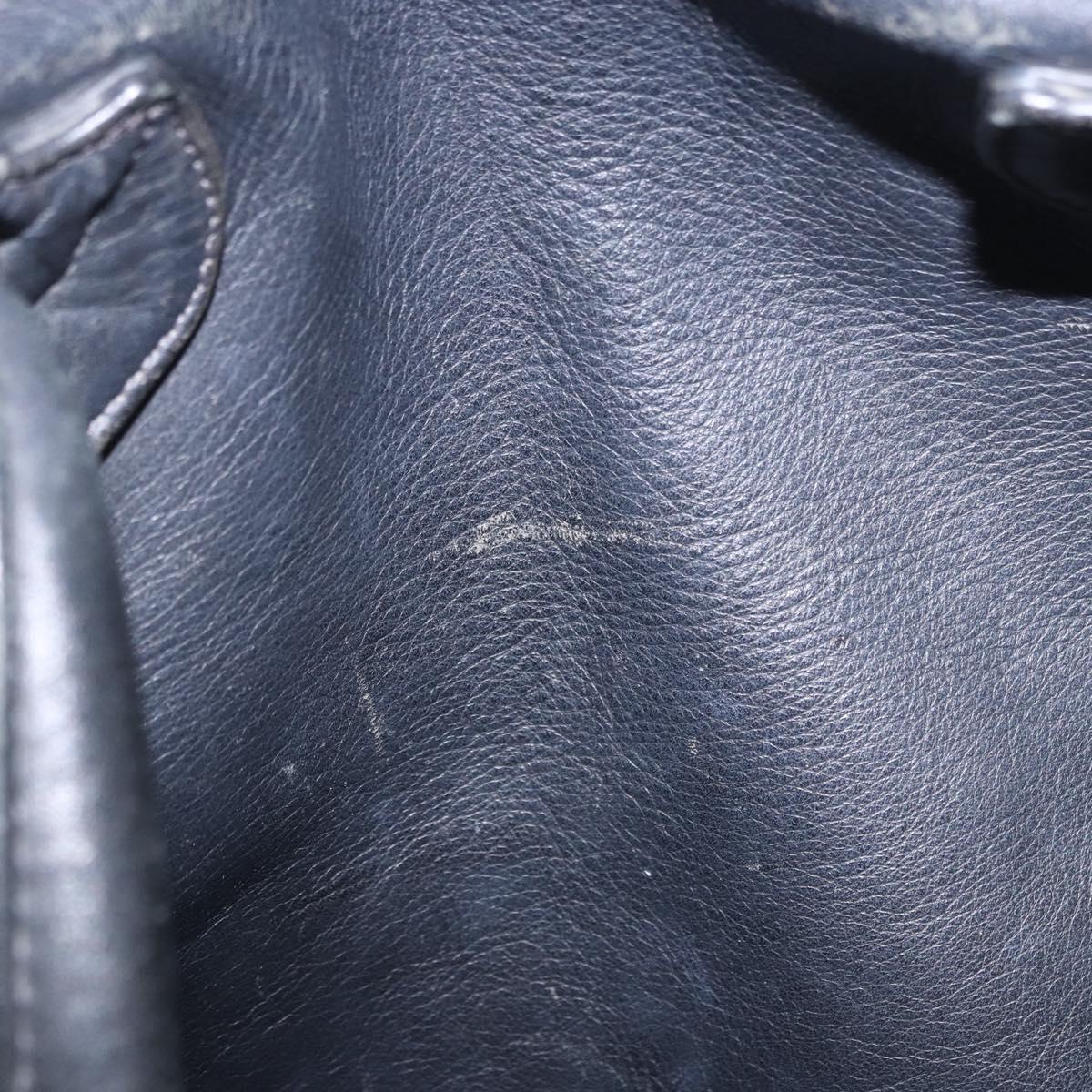 Chrome Hearts Tote Bag Leather Black Auth 204170V