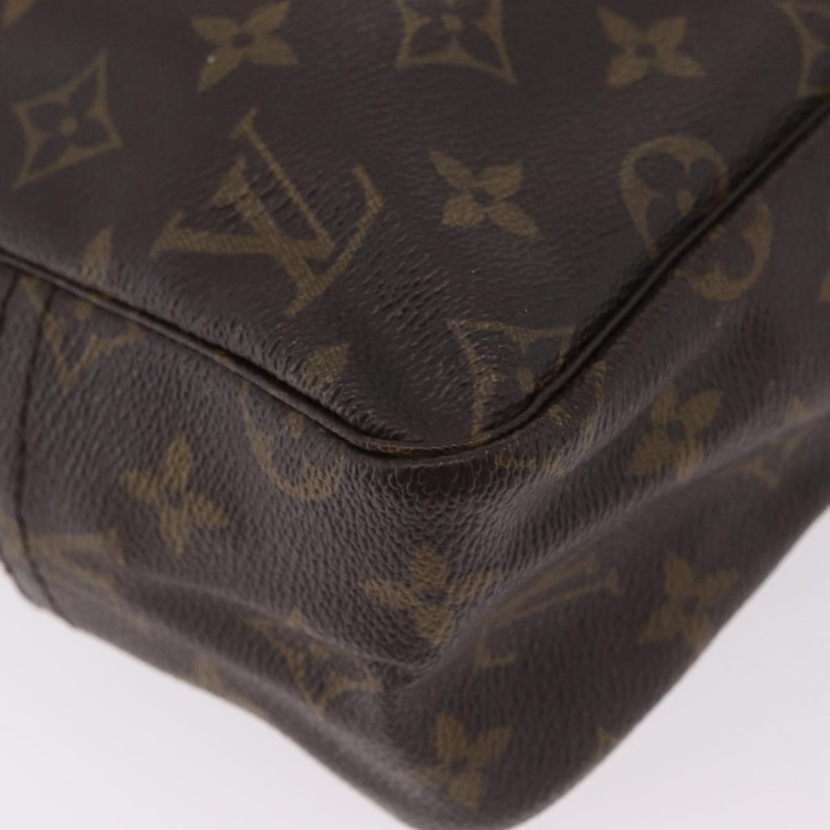 LOUIS VUITTON Monogram Trousse Toilette 28 Clutch Bag M47522 LV Auth 204216