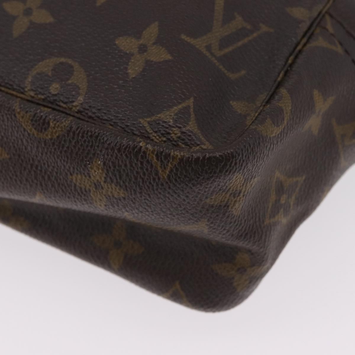 LOUIS VUITTON Monogram Trousse Toilette 28 Clutch Bag M47522 LV Auth 204216