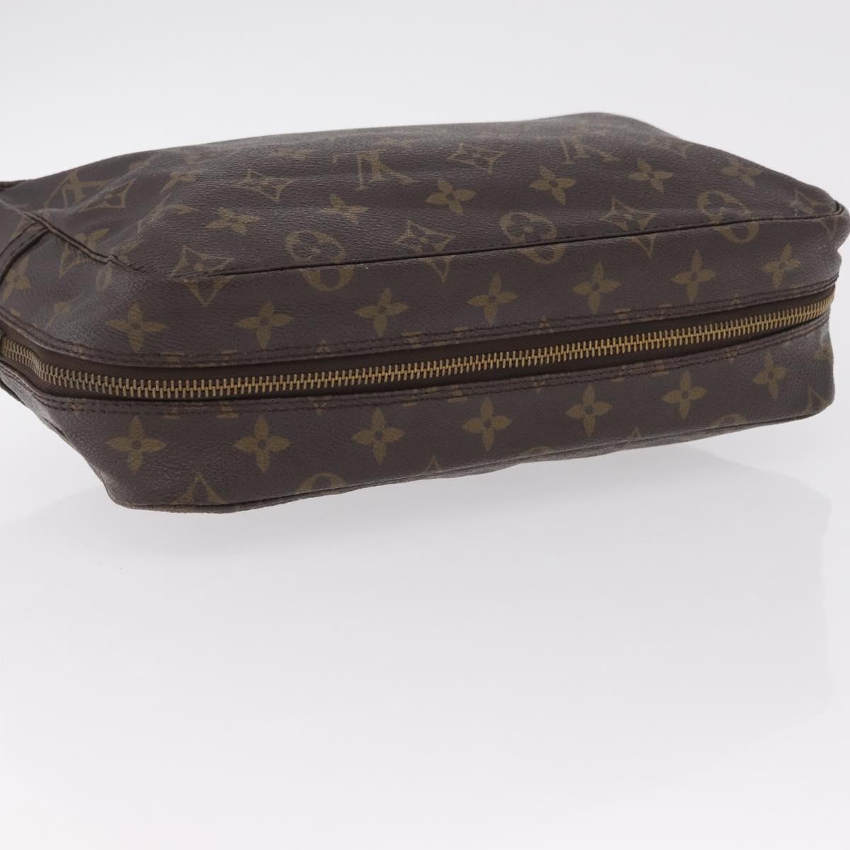 LOUIS VUITTON Monogram Trousse Toilette 28 Clutch Bag M47522 LV Auth 204216