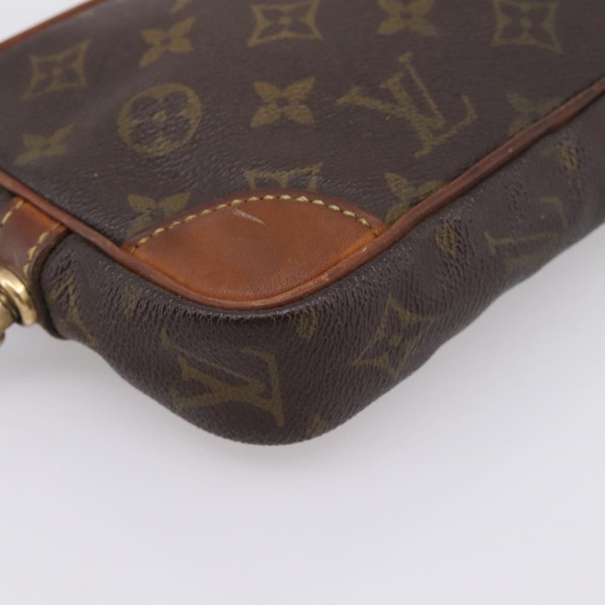 LOUIS VUITTON Monogram Marly Dragonne PM Clutch Bag M51827 LV Auth 204218