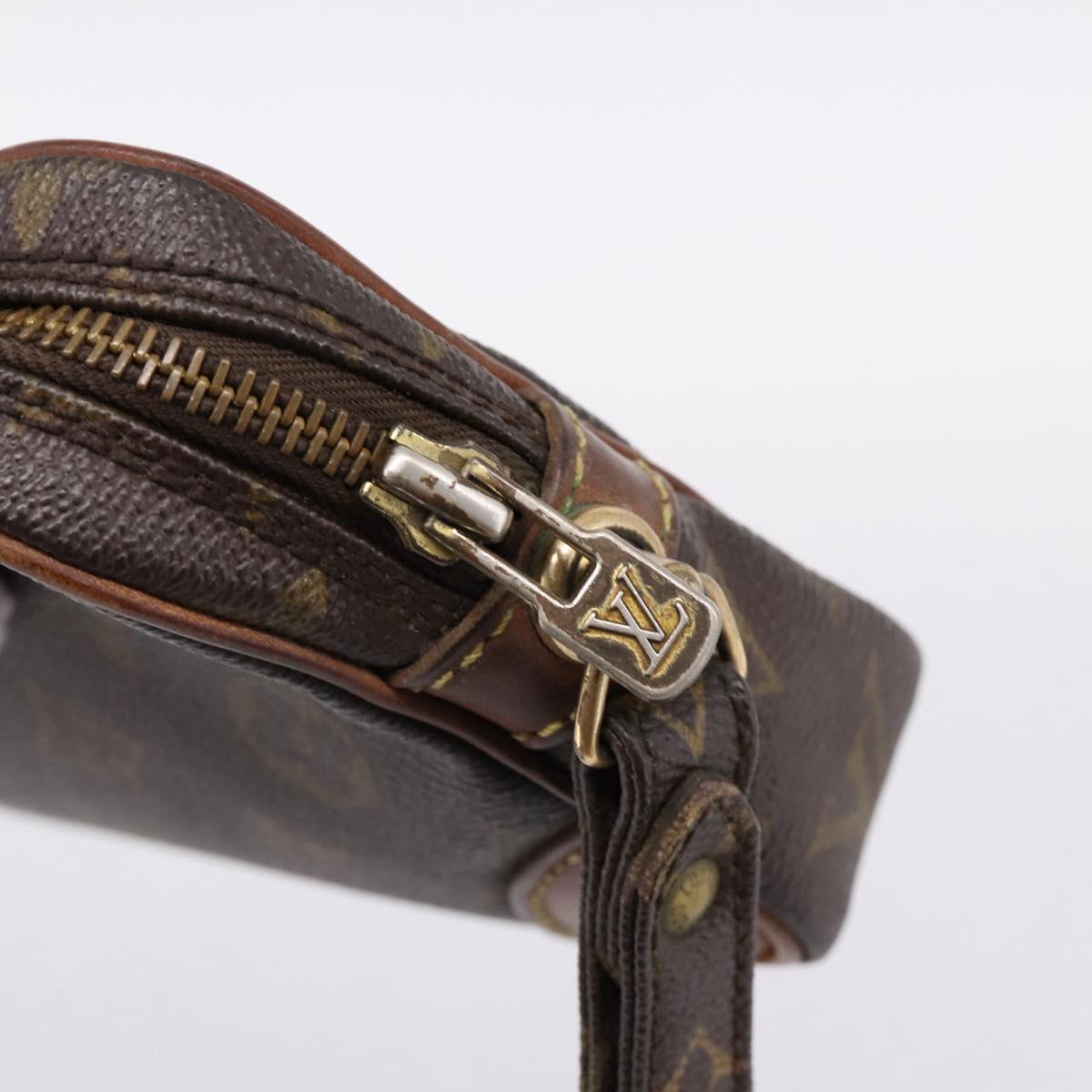 LOUIS VUITTON Monogram Marly Dragonne PM Clutch Bag M51827 LV Auth 204218