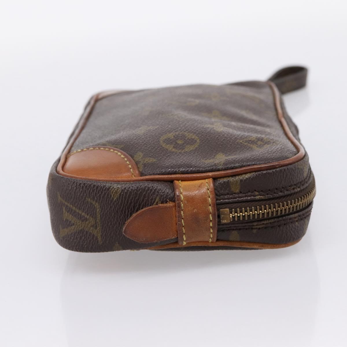 LOUIS VUITTON Monogram Marly Dragonne PM Clutch Bag M51827 LV Auth 204218