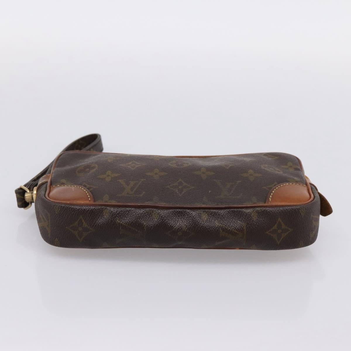 LOUIS VUITTON Monogram Marly Dragonne PM Clutch Bag M51827 LV Auth 204218