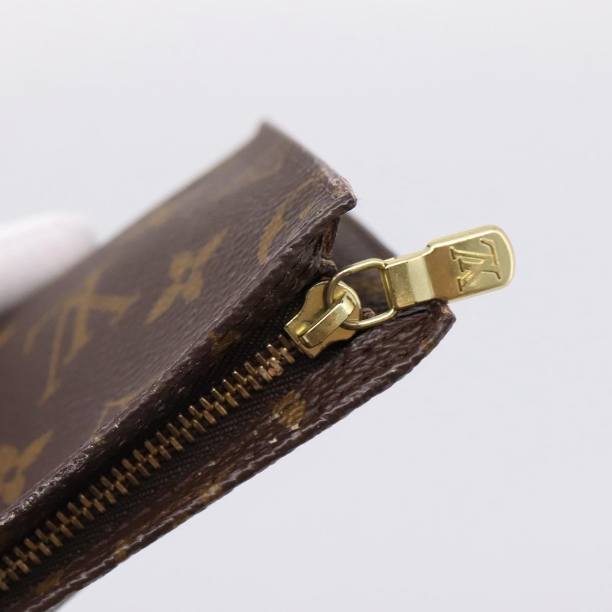 LOUIS VUITTON Monogram Bucket PM Accessory Pouch LV Auth 204228