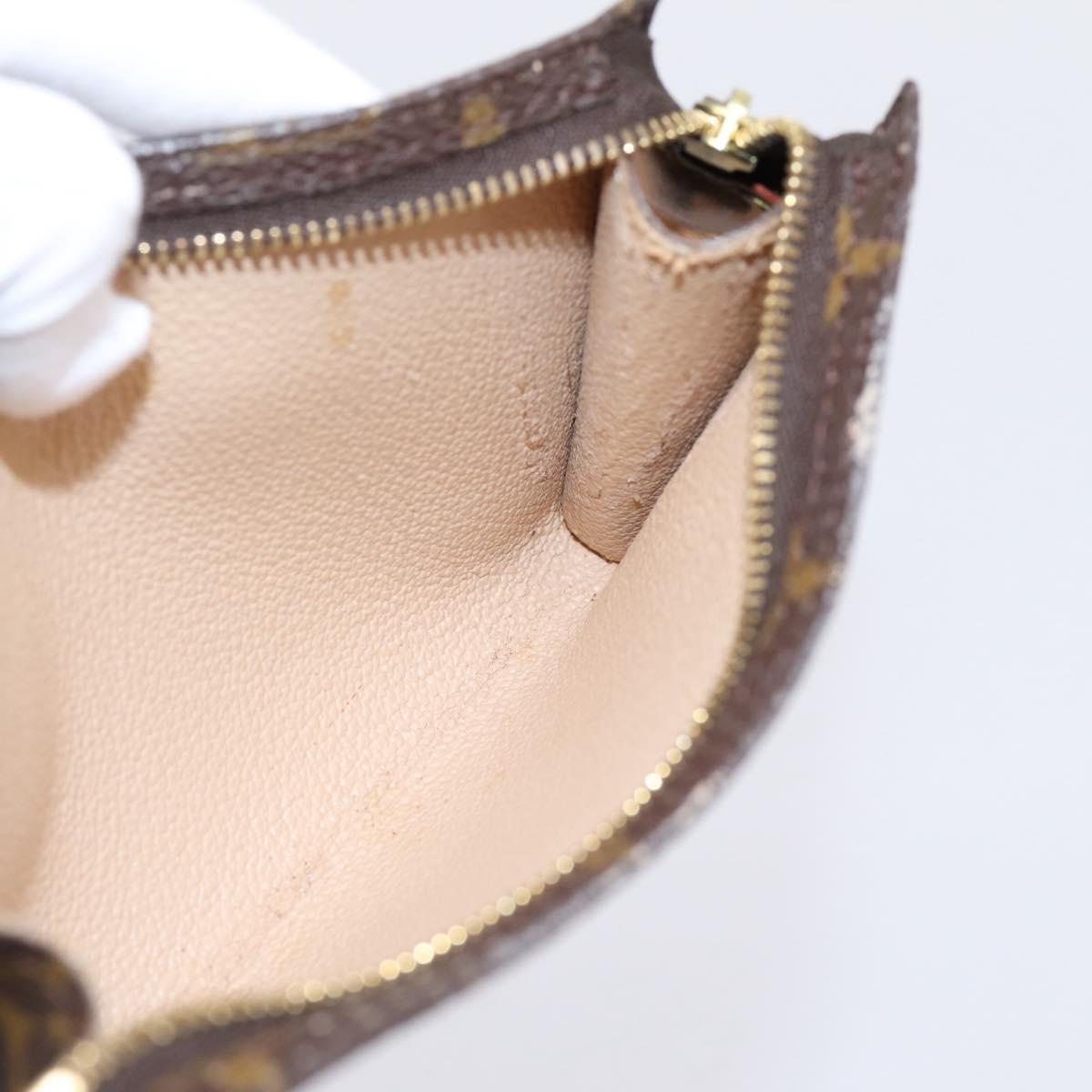 LOUIS VUITTON Monogram Bucket PM Accessory Pouch LV Auth 204228