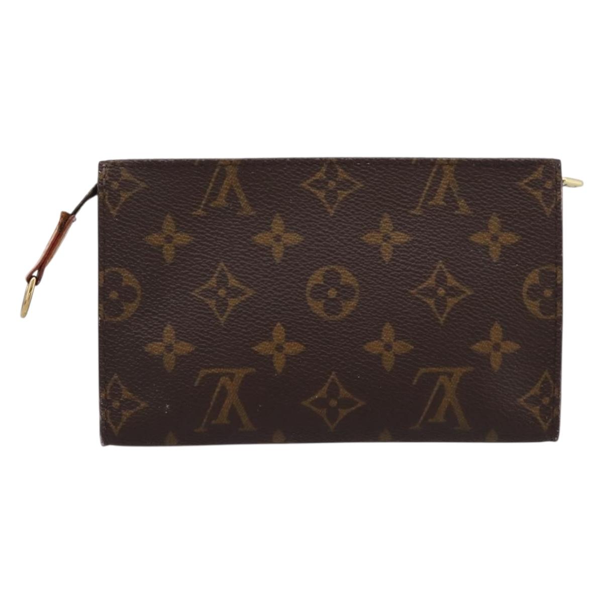 LOUIS VUITTON Monogram Bucket PM Accessory Pouch LV Auth 204228