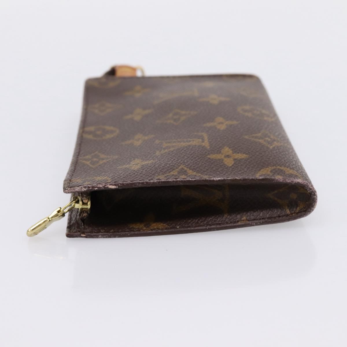 LOUIS VUITTON Monogram Bucket PM Accessory Pouch LV Auth 204228
