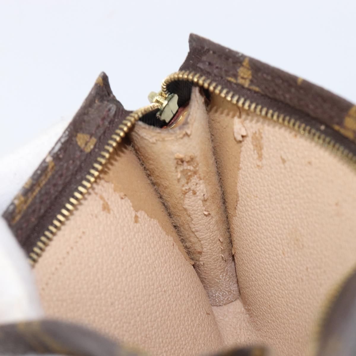 LOUIS VUITTON Monogram Bucket PM Accessory Pouch LV Auth 204229