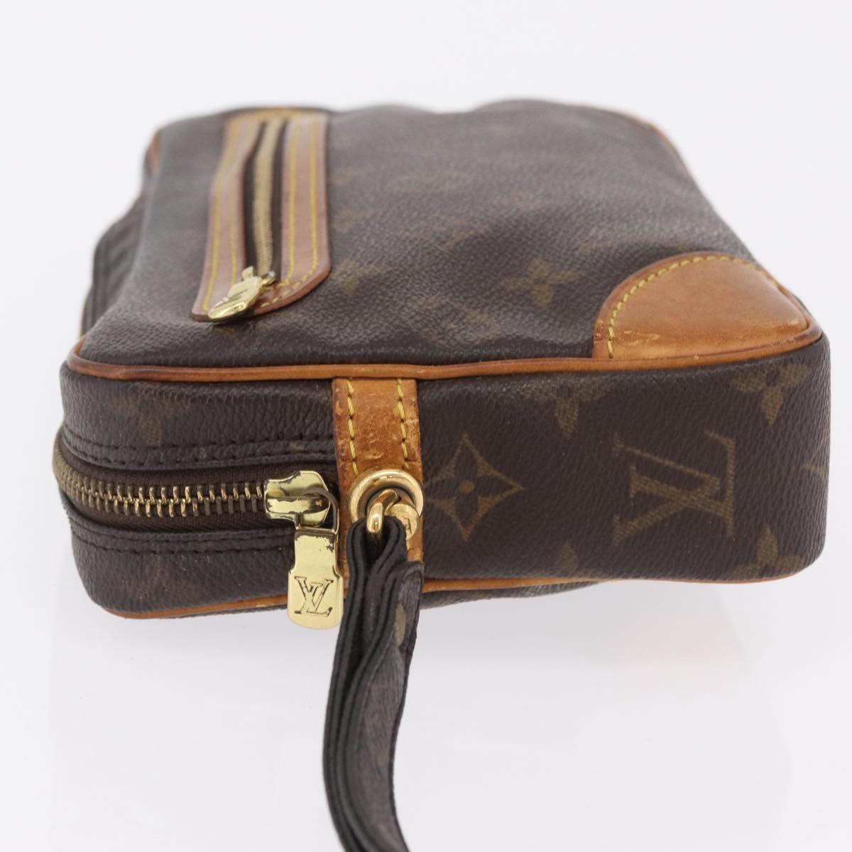 LOUIS VUITTON Monogram Marly Dragonne GM Clutch Bag M51825 LV Auth 204241