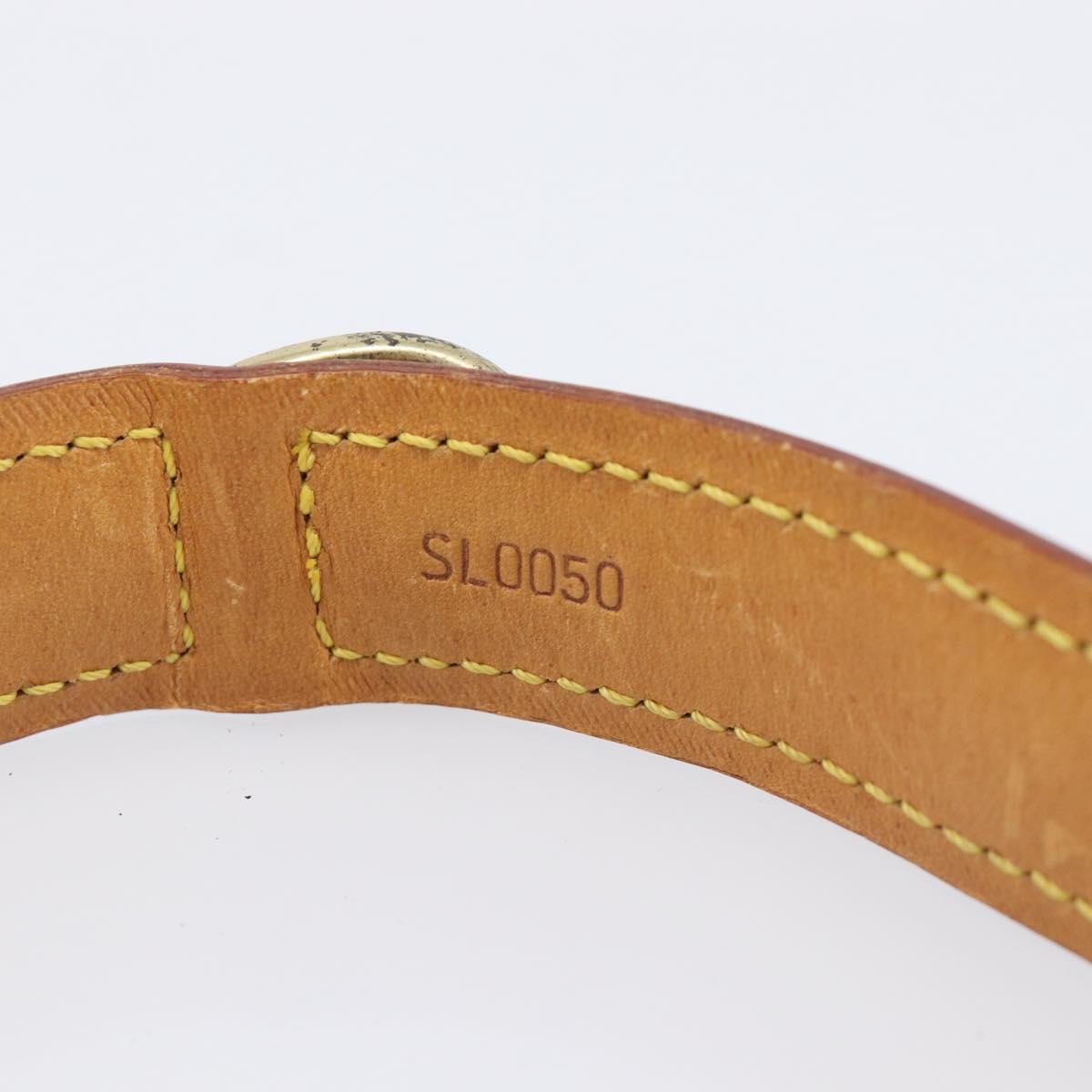LOUIS VUITTON Monogram Collie Baxter PM Dog Leash M58072 LV Auth 204242