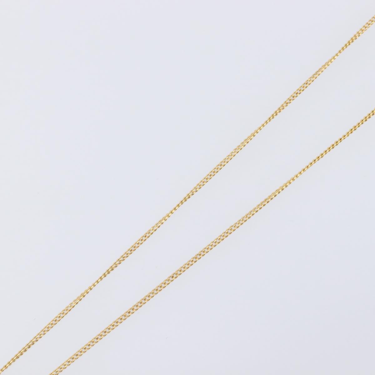 Christian Dior Necklace metal Gold Auth 204290