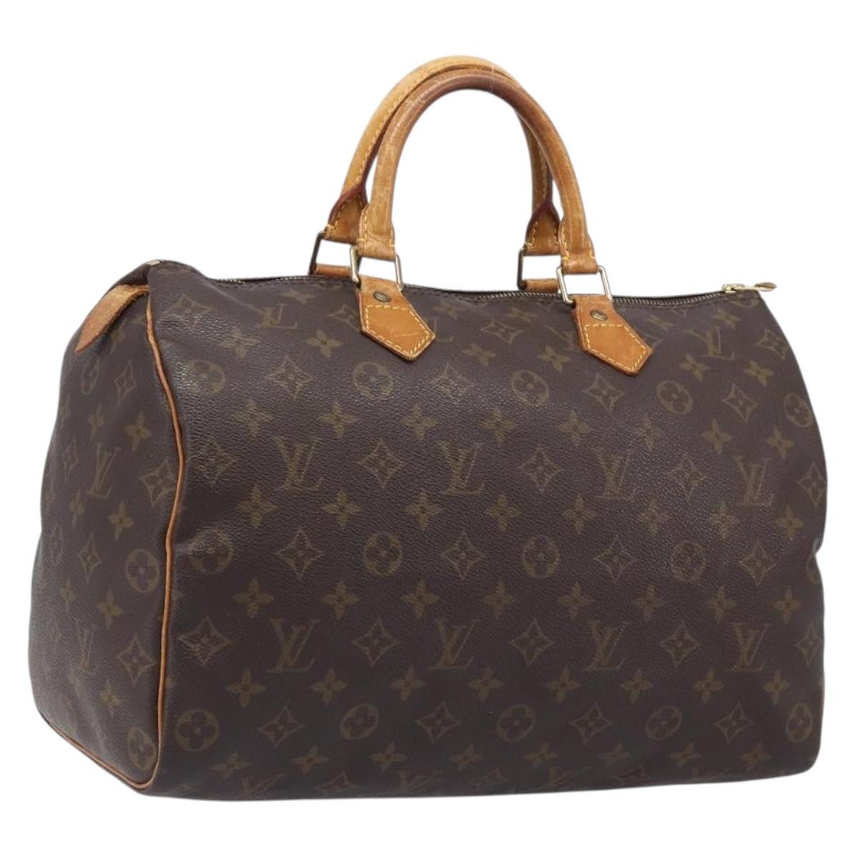 LOUIS VUITTON Monogram Speedy 30 Hand Bag M41526 LV Auth 204292