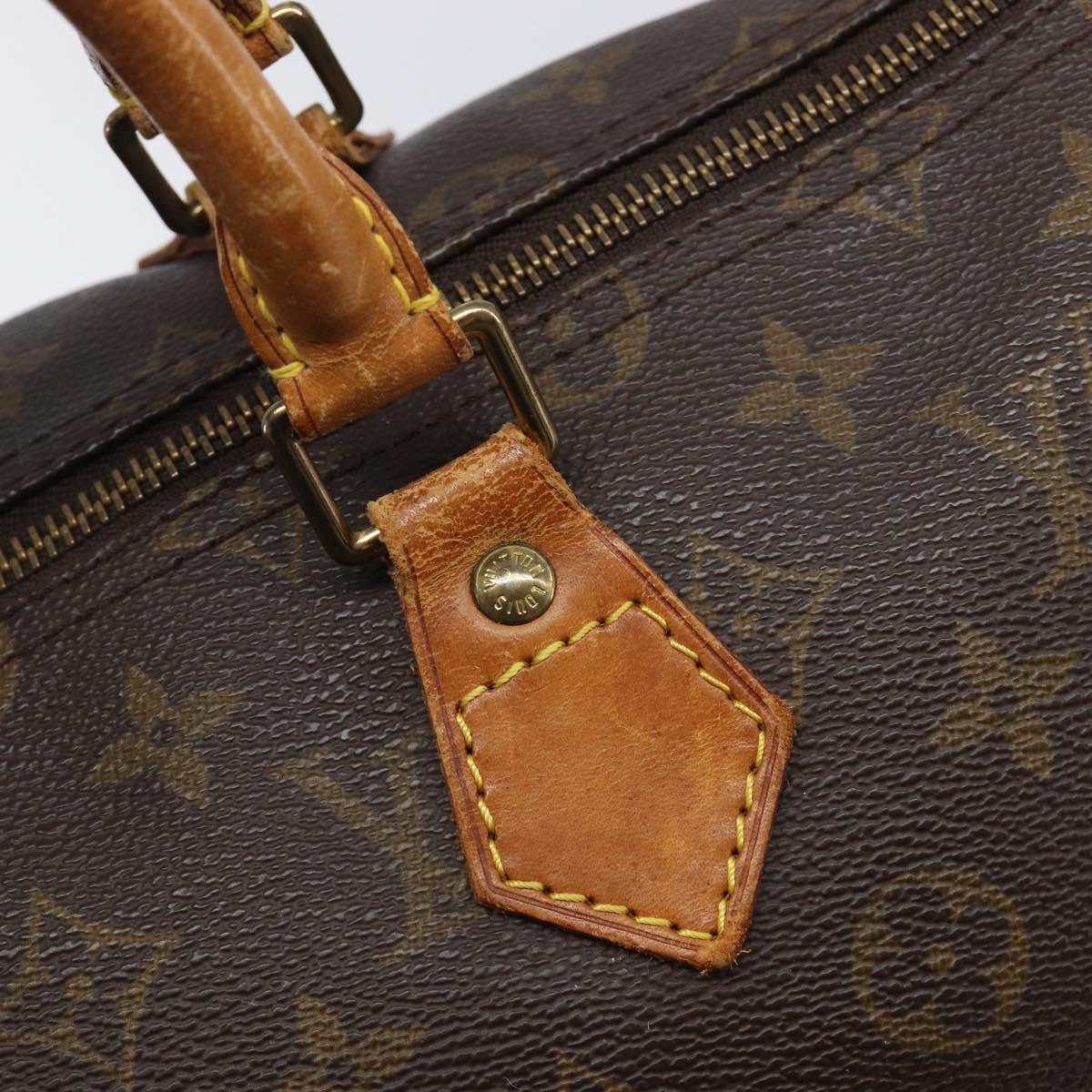 LOUIS VUITTON Monogram Speedy 30 Hand Bag M41526 LV Auth 204292