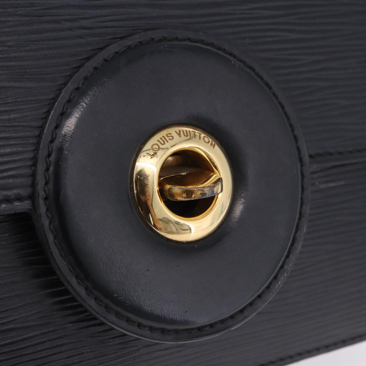 LOUIS VUITTON Epi Free Run Shoulder Bag Black M52402 LV Auth 204301