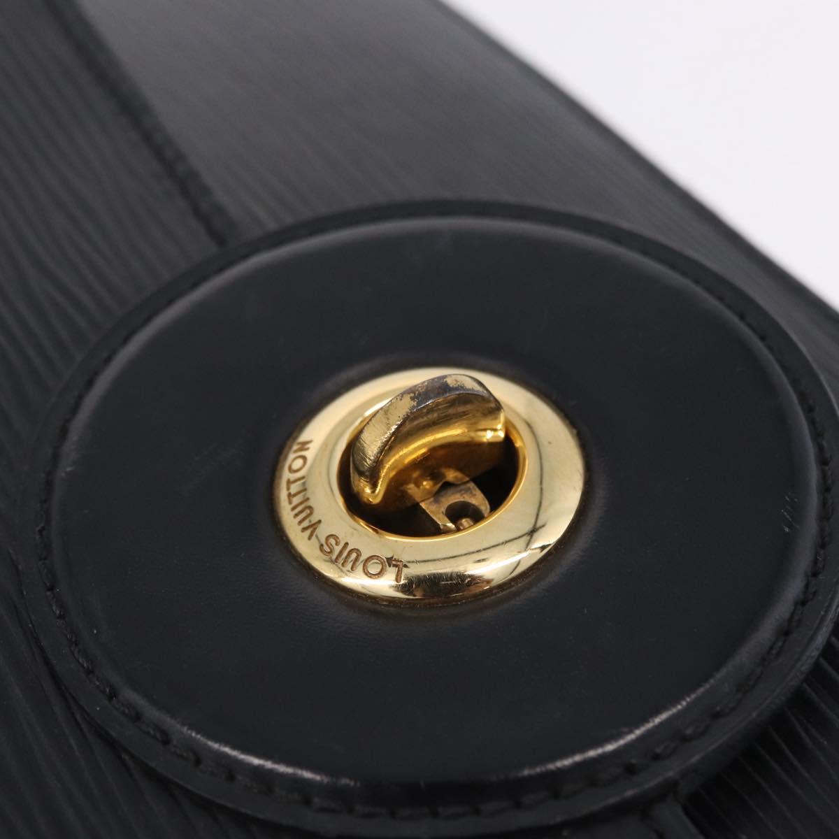 LOUIS VUITTON Epi Free Run Shoulder Bag Black M52402 LV Auth 204301