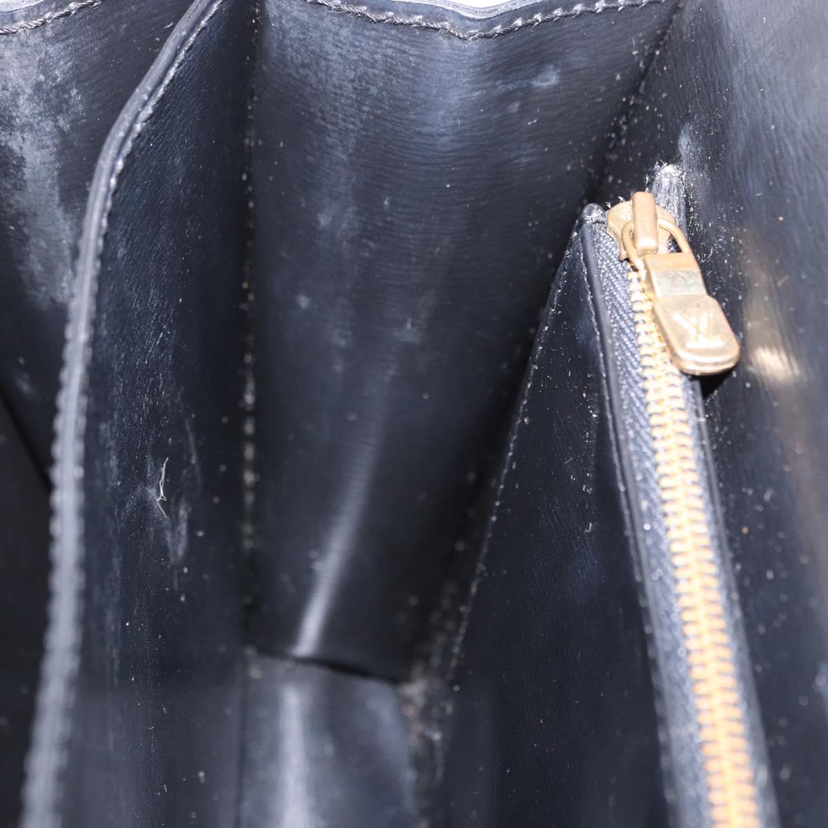 LOUIS VUITTON Epi Free Run Shoulder Bag Black M52402 LV Auth 204301