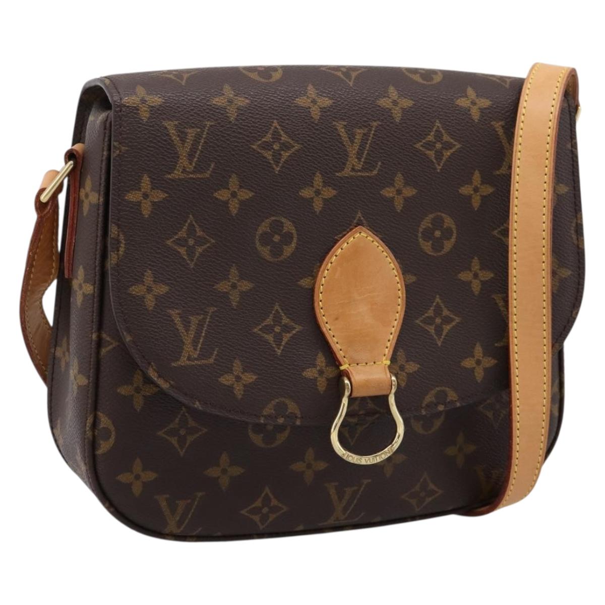 LOUIS VUITTON Monogram Saint Cloud GM Shoulder Bag M51242 LV Auth 204310A