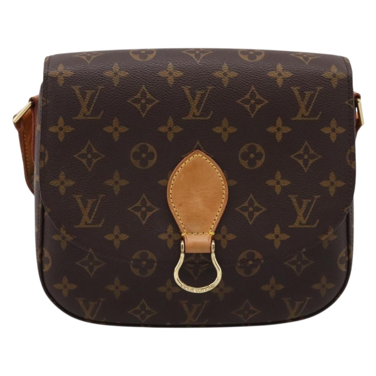 LOUIS VUITTON Monogram Saint Cloud GM Shoulder Bag M51242 LV Auth 204310A