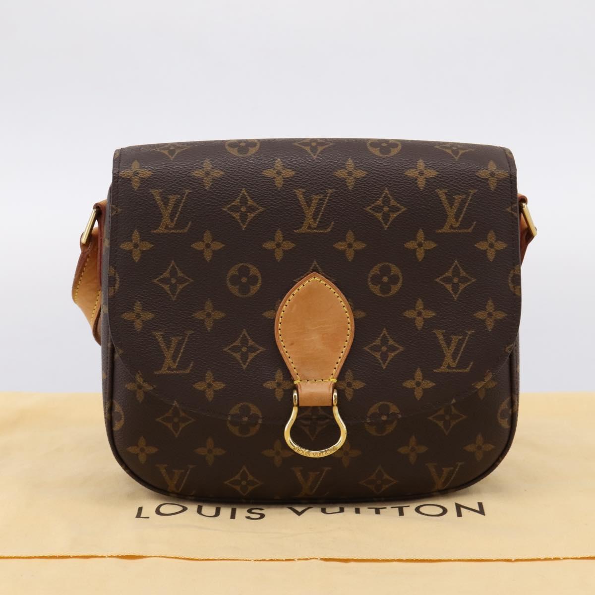 LOUIS VUITTON Monogram Saint Cloud GM Shoulder Bag M51242 LV Auth 204310A