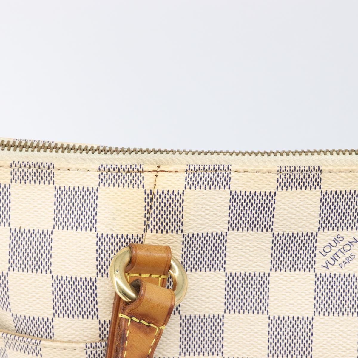 LOUIS VUITTON Damier Azur Totally PM Tote Bag N41280 LV Auth 204311
