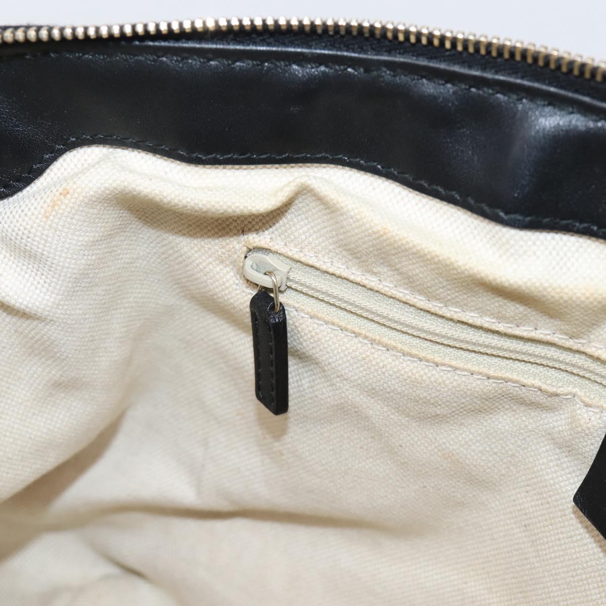 GUCCI Diamante Hand Bag Canvas 2way Beige Gold 247902 Auth 204317