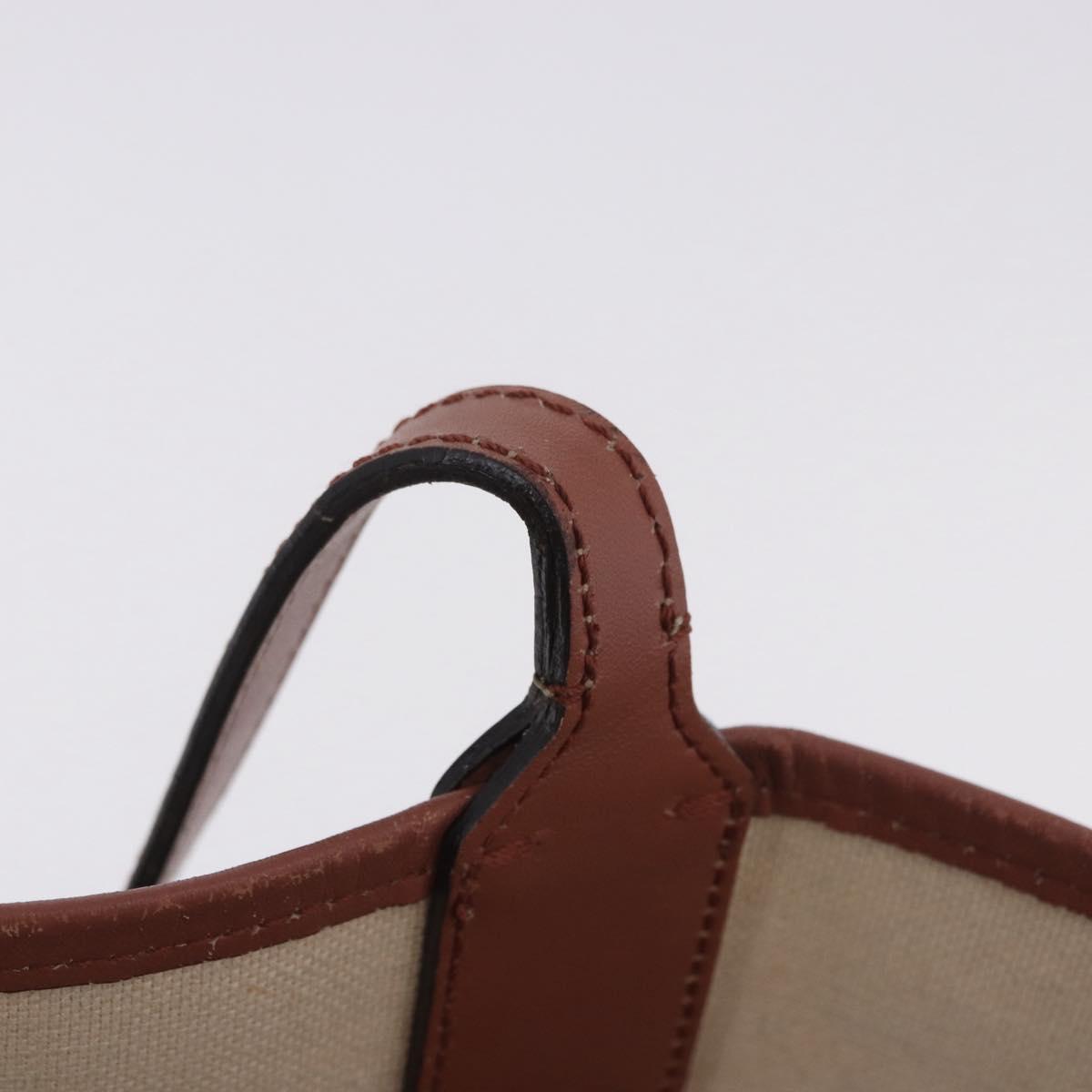 GUCCI GG Supreme Tote Bag PVC Leather Beige 309498 Auth 204320