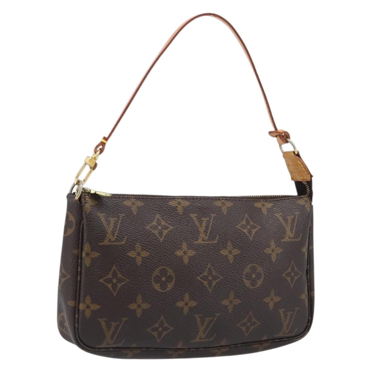 LOUIS VUITTON Monogram Pochette Accessoires Pouch M51980 LV Auth 204324A