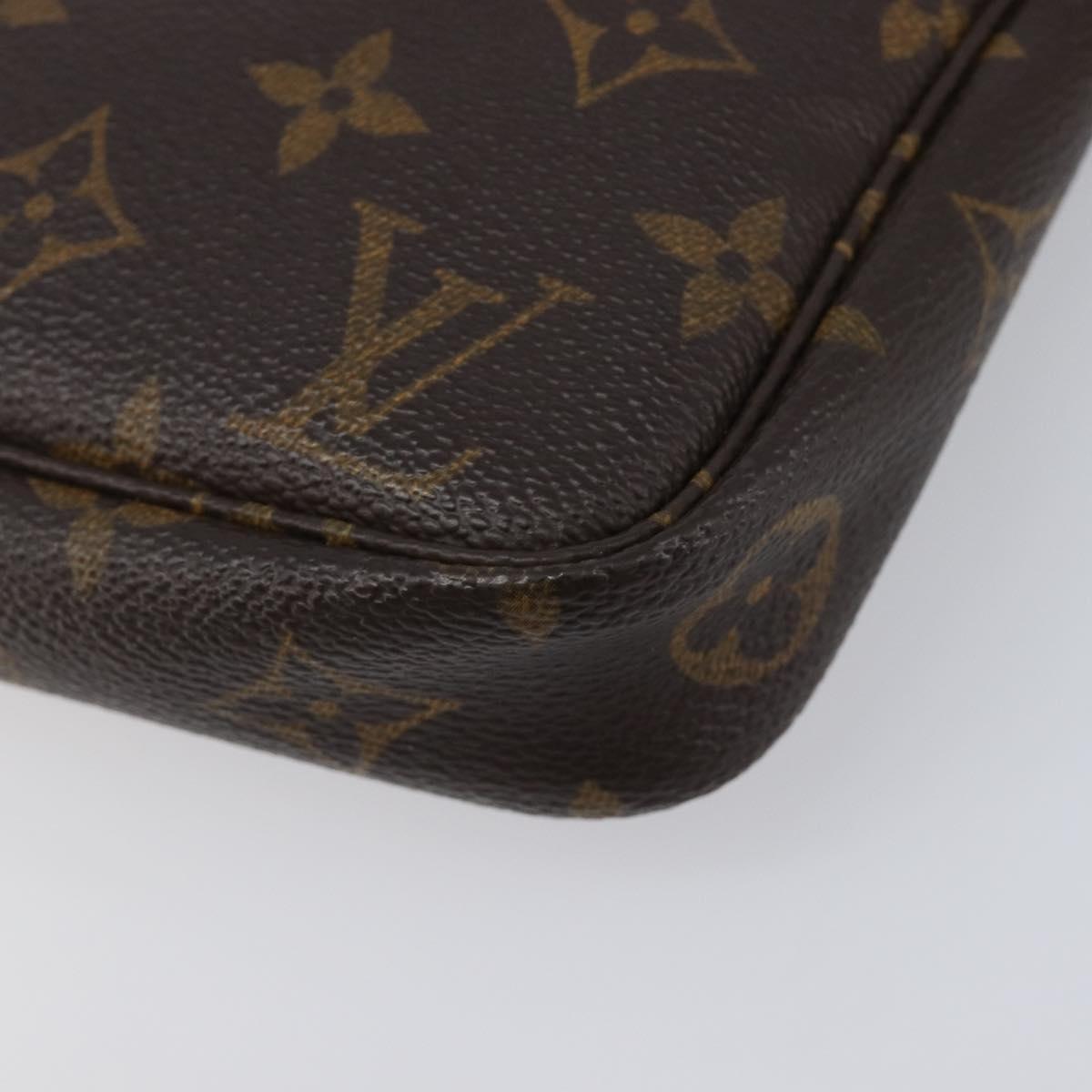 LOUIS VUITTON Monogram Pochette Accessoires Pouch M51980 LV Auth 204324A