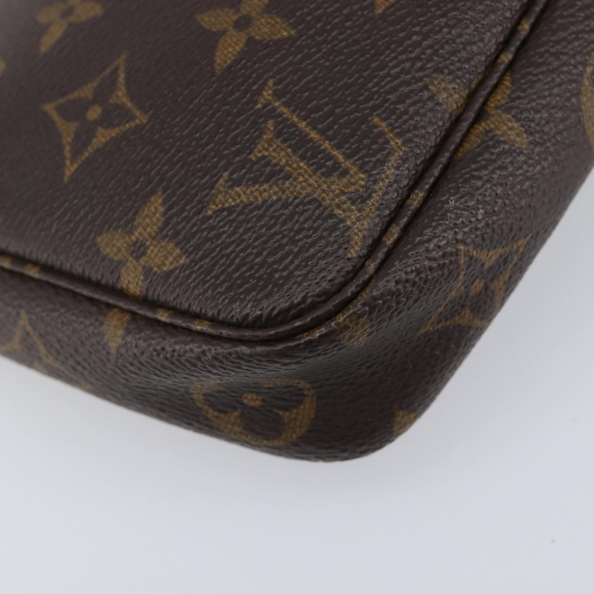 LOUIS VUITTON Monogram Pochette Accessoires Pouch M51980 LV Auth 204324A
