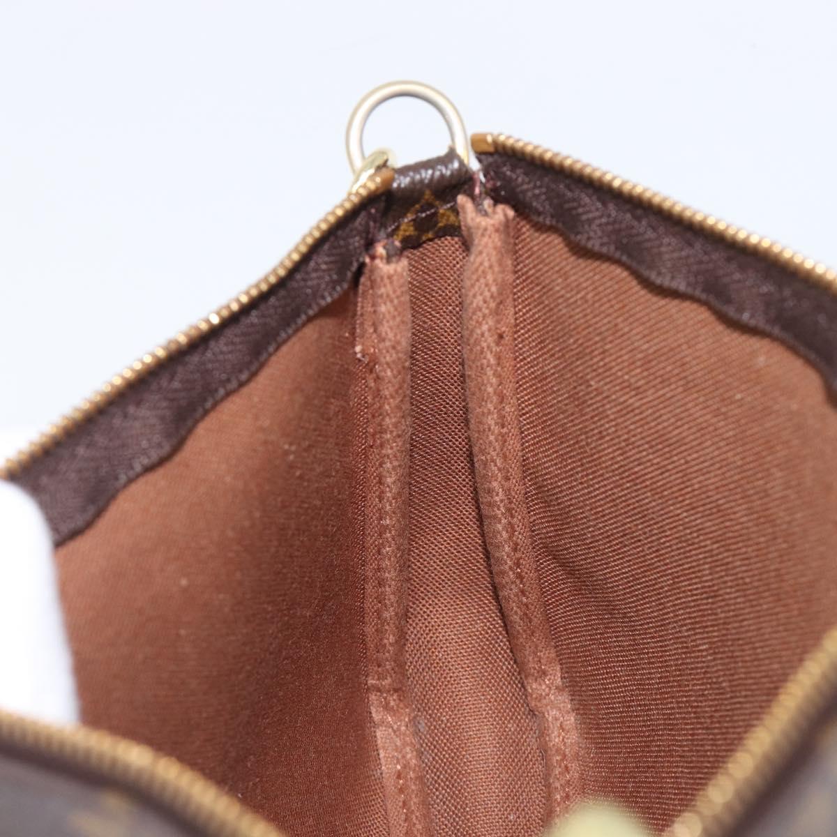 LOUIS VUITTON Monogram Pochette Accessoires Pouch M51980 LV Auth 204324A