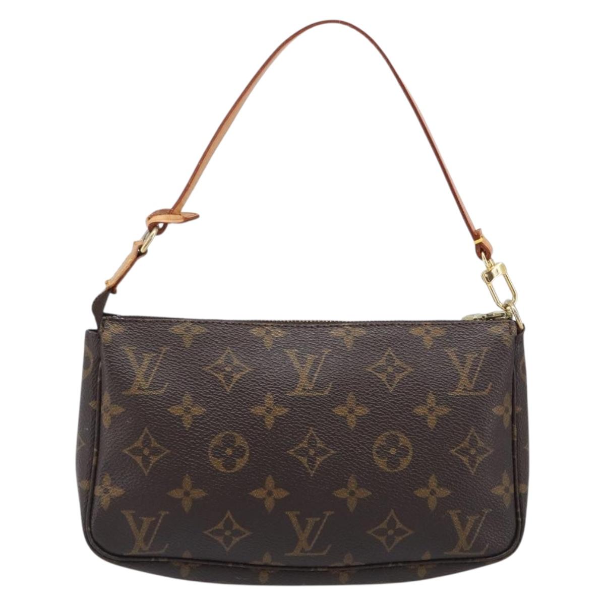 LOUIS VUITTON Monogram Pochette Accessoires Pouch M51980 LV Auth 204324A