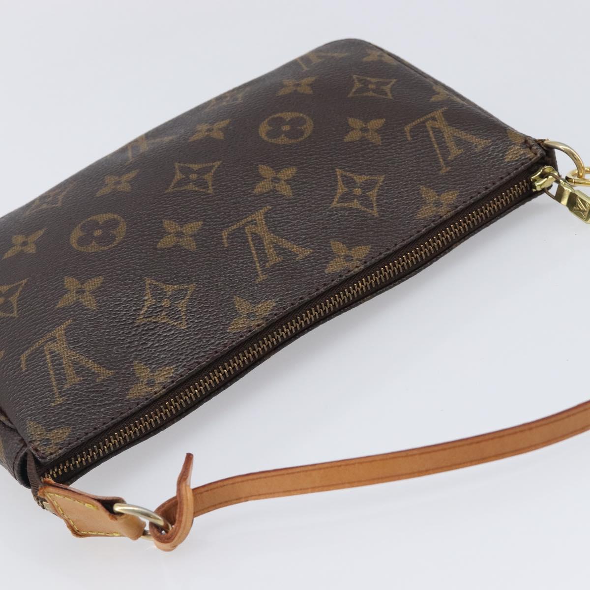 LOUIS VUITTON Monogram Pochette Accessoires Pouch M51980 LV Auth 204324A