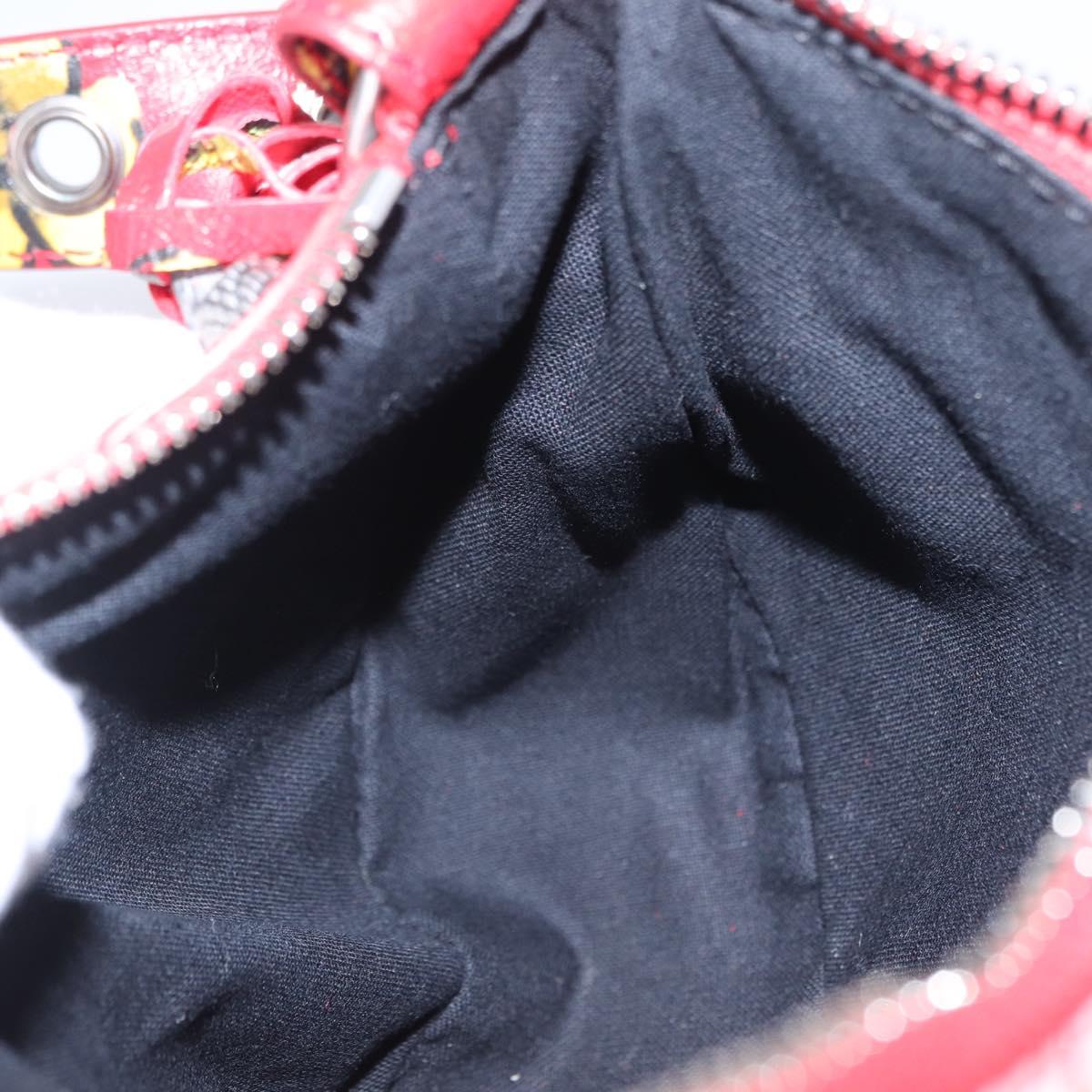 BALENCIAGA le Cagoule Shoulder Bag Leather Red 671309 Auth 204330SAM