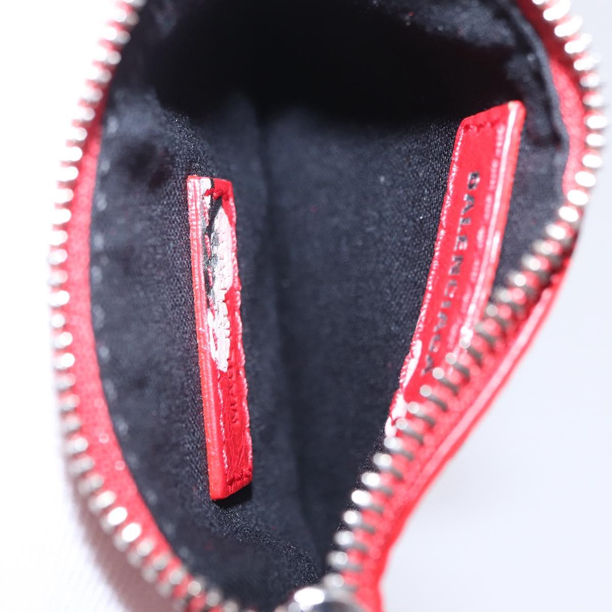 BALENCIAGA le Cagoule Shoulder Bag Leather Red 671309 Auth 204330SAM