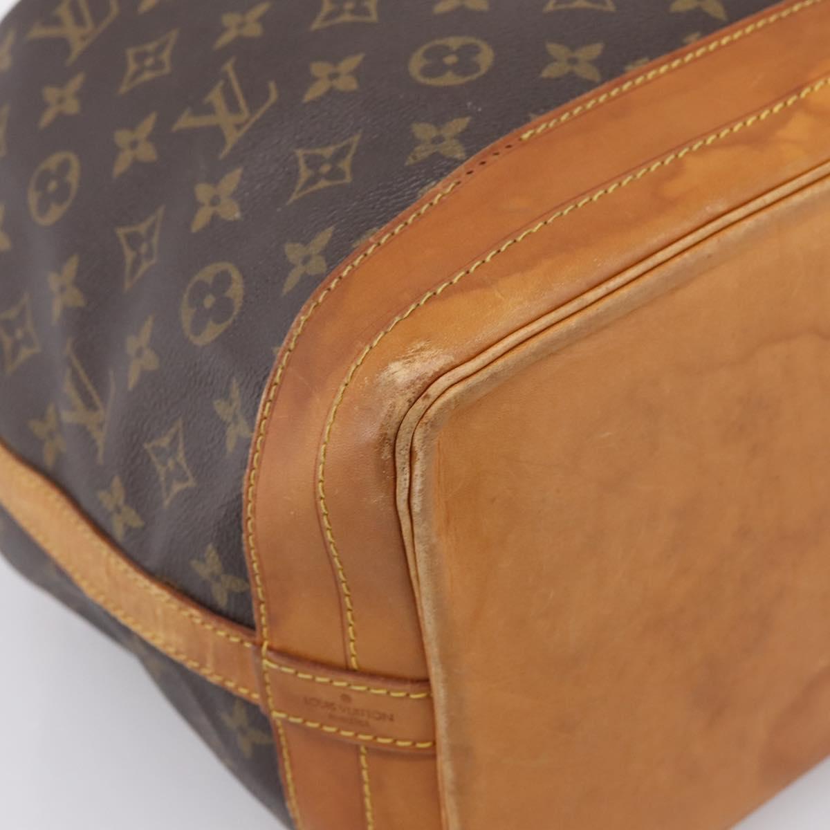 LOUIS VUITTON Monogram Noe Shoulder Bag M42224 LV Auth 204335