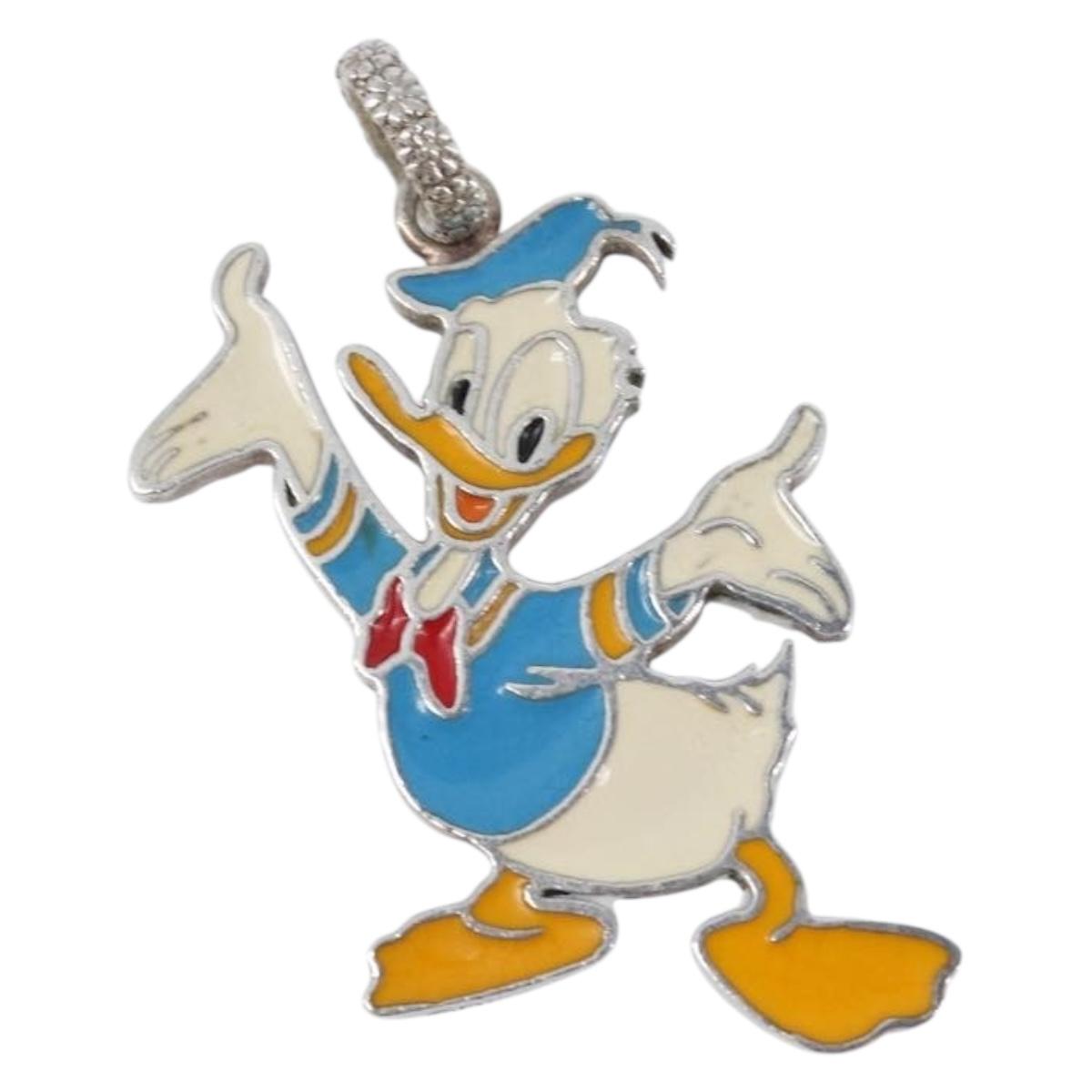 GUCCI Donald Duck Pendant Top Ag925 Disney Collaboration Silver Auth 204340M