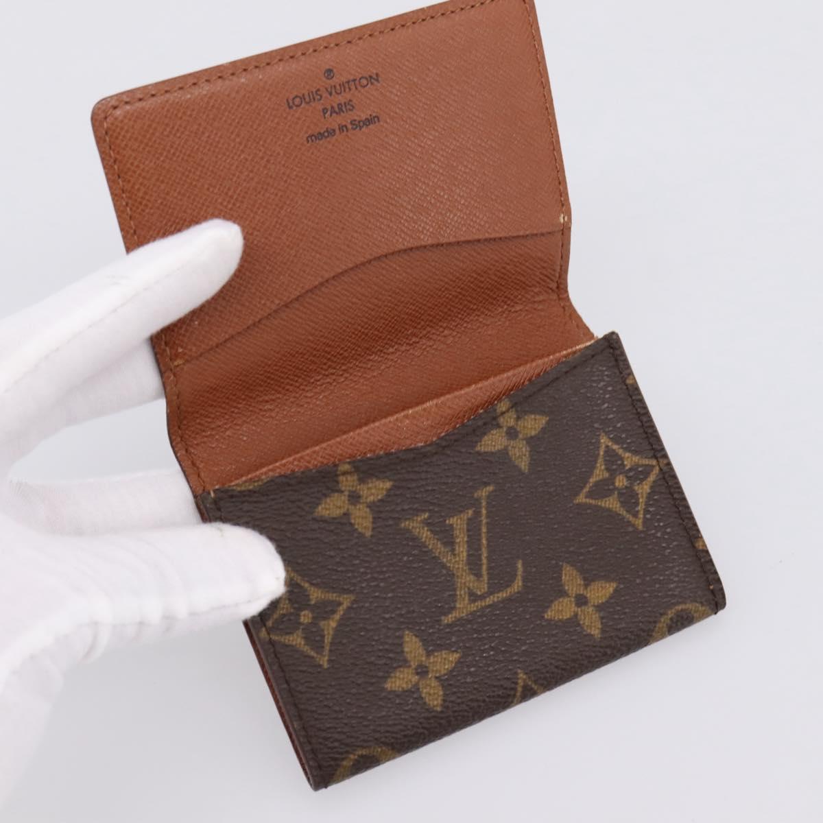 LOUIS VUITTON Monogram Anvelop Cult De Vuitto Card Case M62920 LV Auth 204343