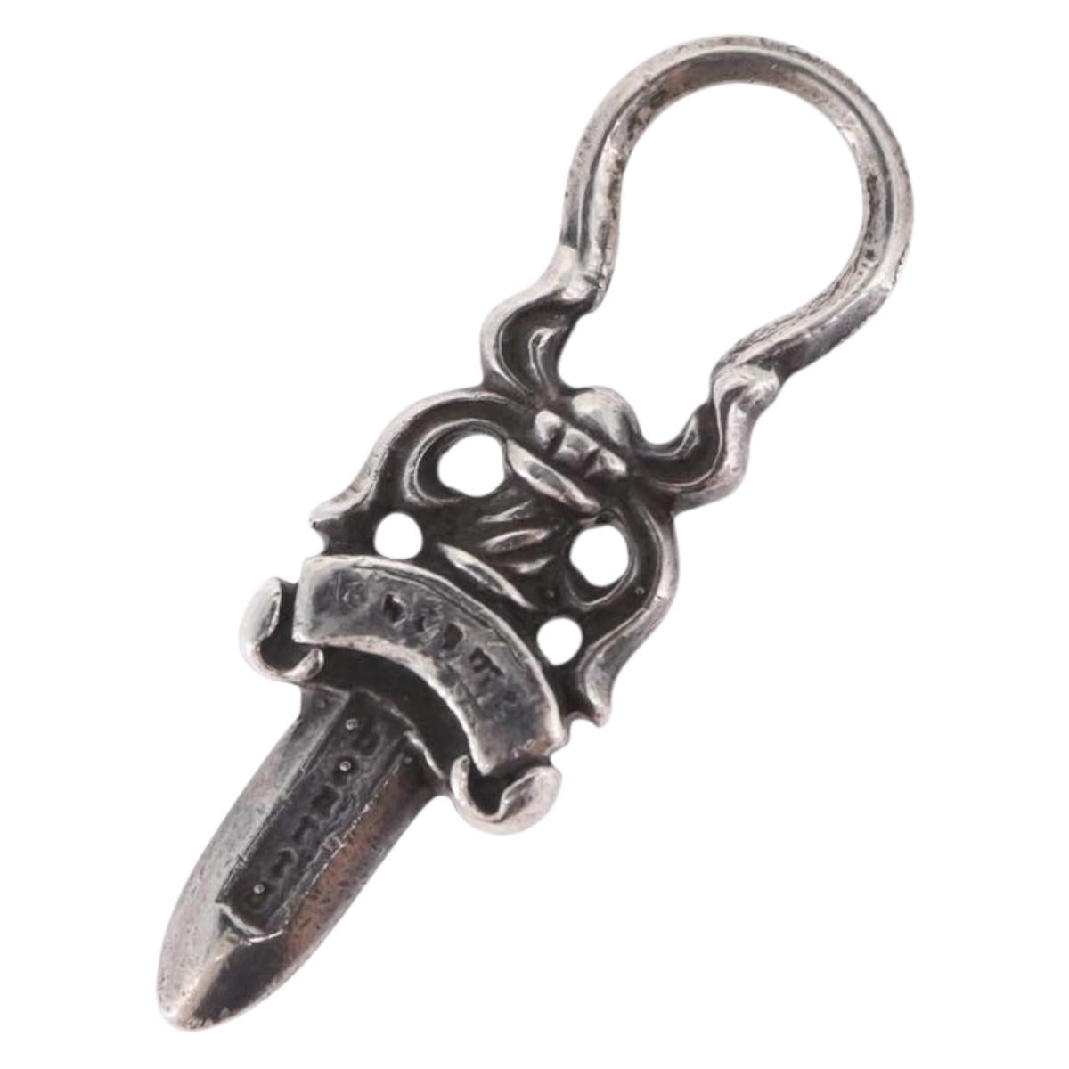 Chrome Hearts Dagger Pendant Top Ag925 Silver Auth 204344M