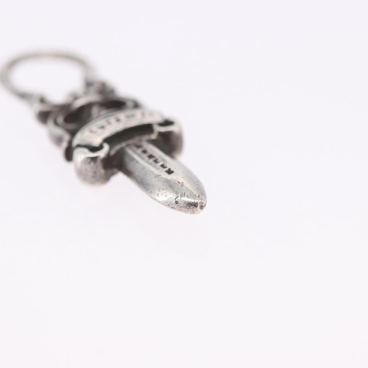 Chrome Hearts Dagger Pendant Top Ag925 Silver Auth 204344M