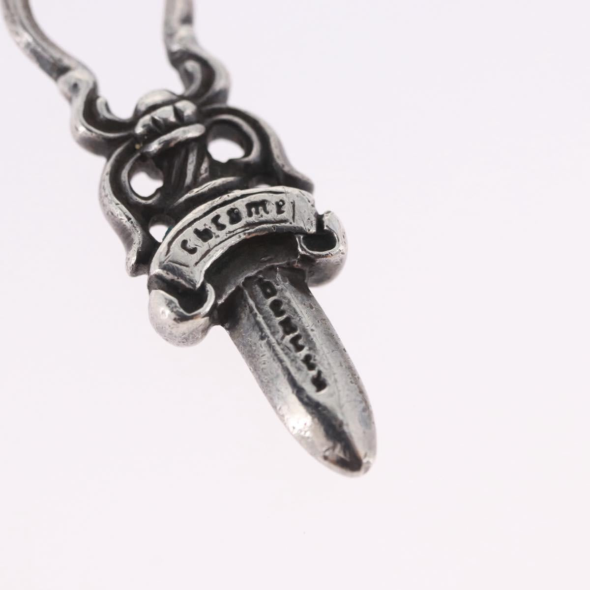 Chrome Hearts Dagger Pendant Top Ag925 Silver Auth 204344M