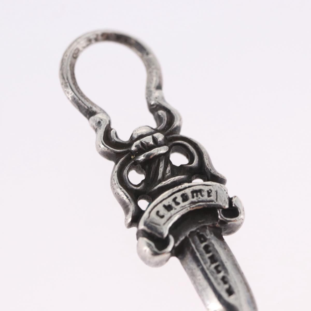 Chrome Hearts Dagger Pendant Top Ag925 Silver Auth 204344M