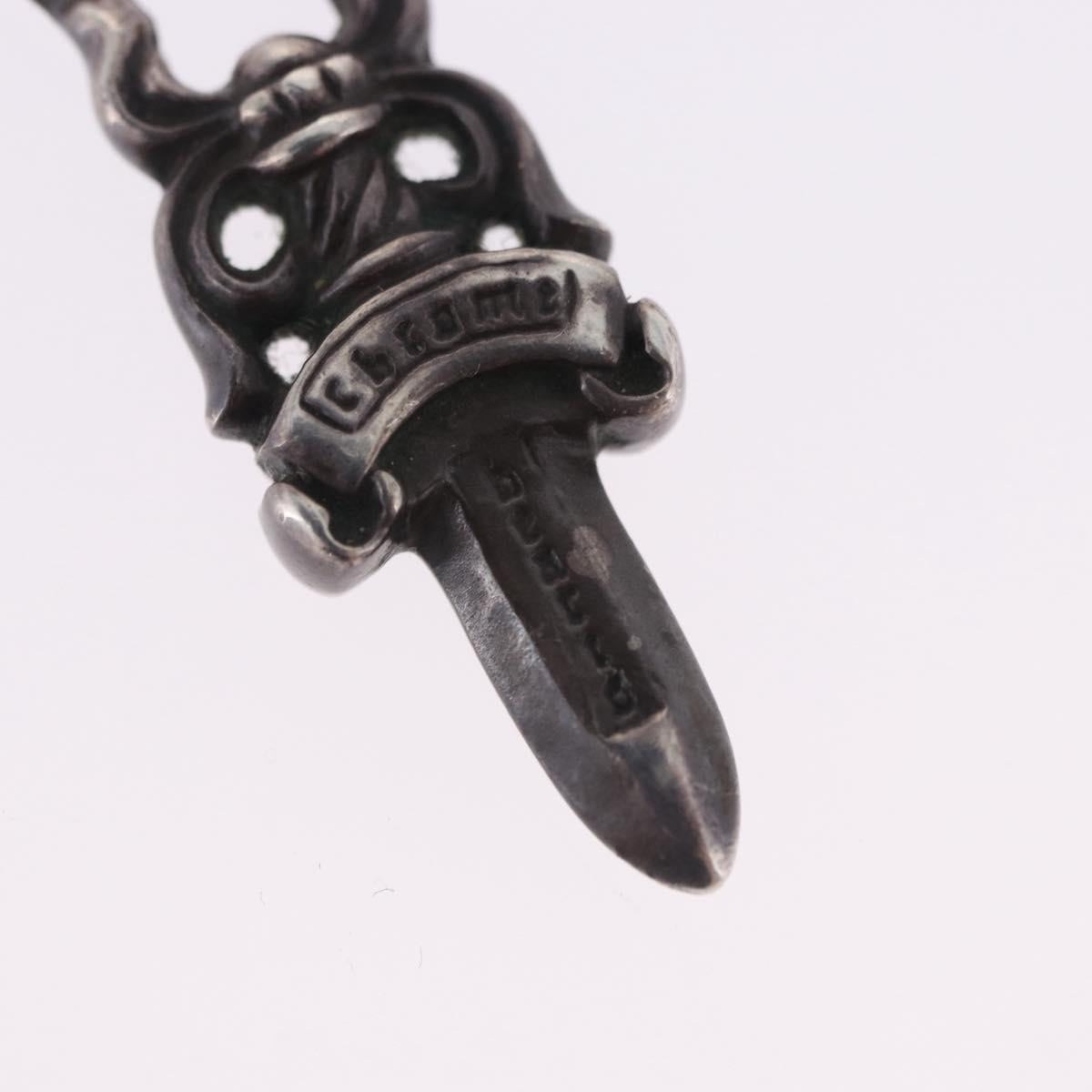 Chrome Hearts Dagger Pendant Top Ag925 Silver Auth 204345M