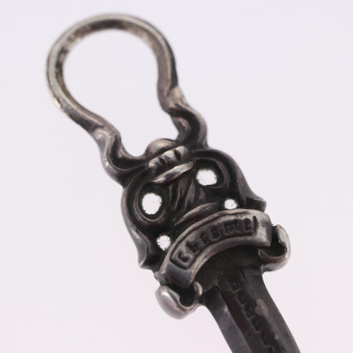 Chrome Hearts Dagger Pendant Top Ag925 Silver Auth 204345M