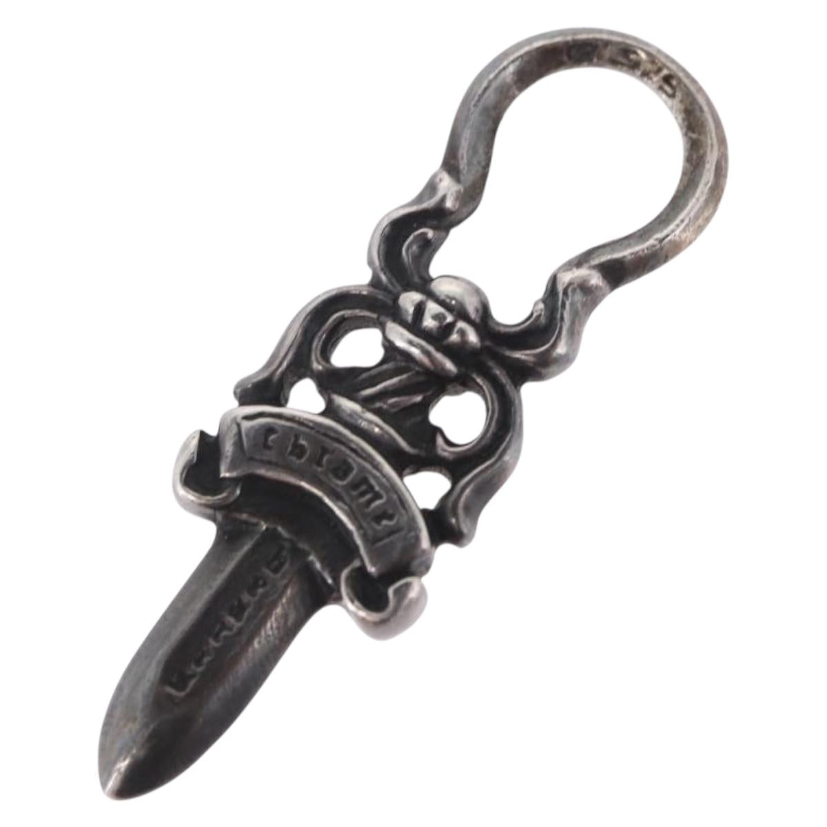 Chrome Hearts Dagger Pendant Top Ag925 Silver Auth 204346M